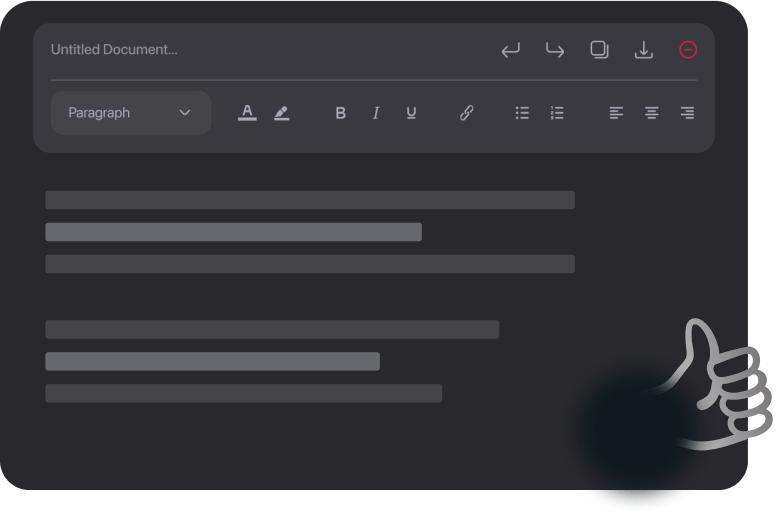 Xem, chỉnh sửa hoặc xuất kết quả chỉ với vài cú nhấp chuột. Và xong!